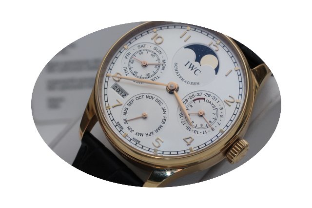 IWC portugieser perpetual calendar rose ...