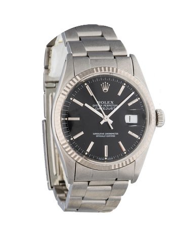 Rolex Datejust Black Dial, Indici, Oyste...
