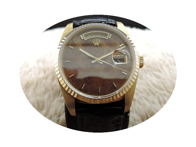 Rolex DAY-DATE 18038 UNPOLISHED 18K Gold...