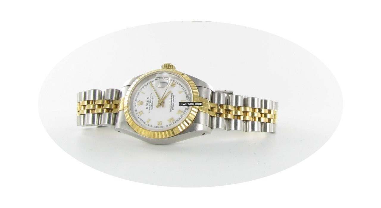 Rolex 18k/SS Ladies Datejust...