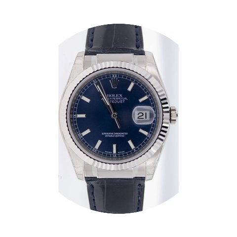 Rolex Datejust 116139 White Gold Case &a...