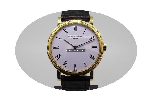 Patek Philippe Calatrava 18k Gold Papier...