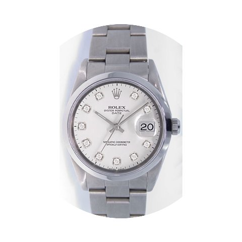Rolex Date 15200 34mm Stainless Steel Oy...