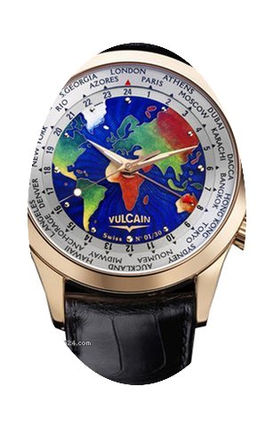 Vulcain Cloisonne The World...