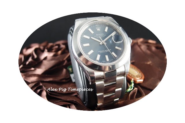 Rolex 116300 Datejust II Blue Dial Smoot...