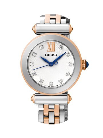Seiko SRZ400P1 Damenuhr rose silber 50M ...