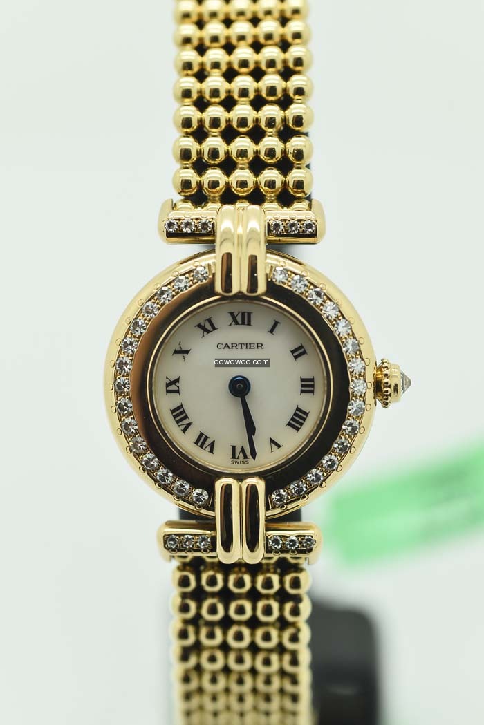 MSRP$24,500 CARTIER COLISEE 18K YELLOW G...