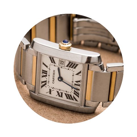 Cartier Tank Francaise Vintage Watch...