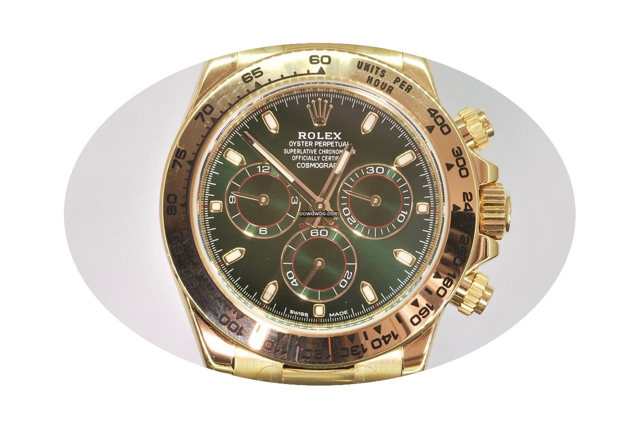 Rolex Cosmograph Daytona Green Chromalig...