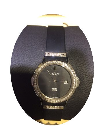 Hublot Tamaño Hublot Diver diamantes cu...