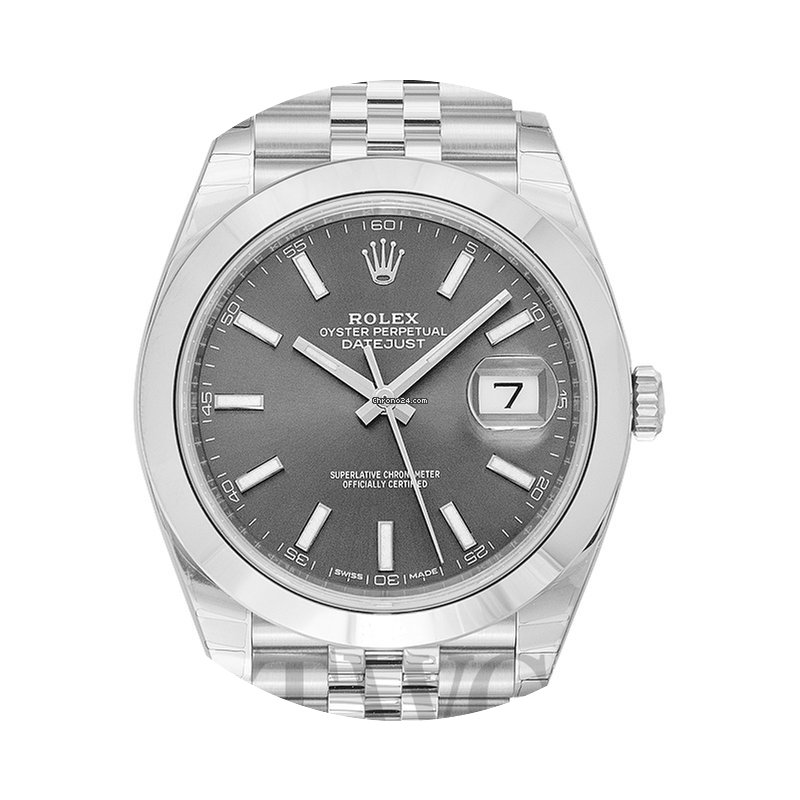 Rolex Datejust 41 Dark rohdium Steel 41m...