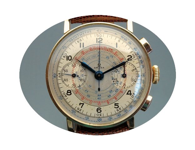 Omega Chronograph mit Kaliber 33.3, 1940...
