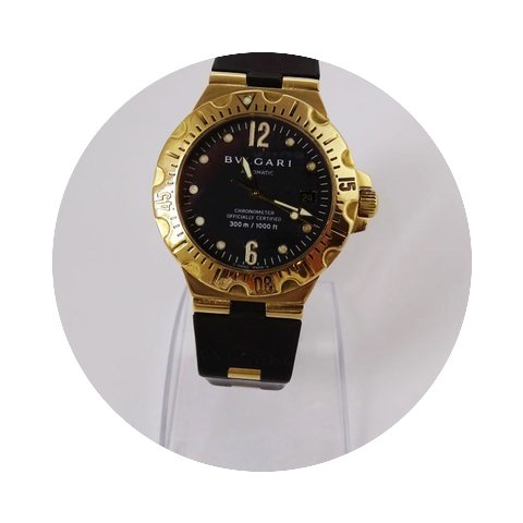 Bulgari Diagono Professional gold 40 mm ...