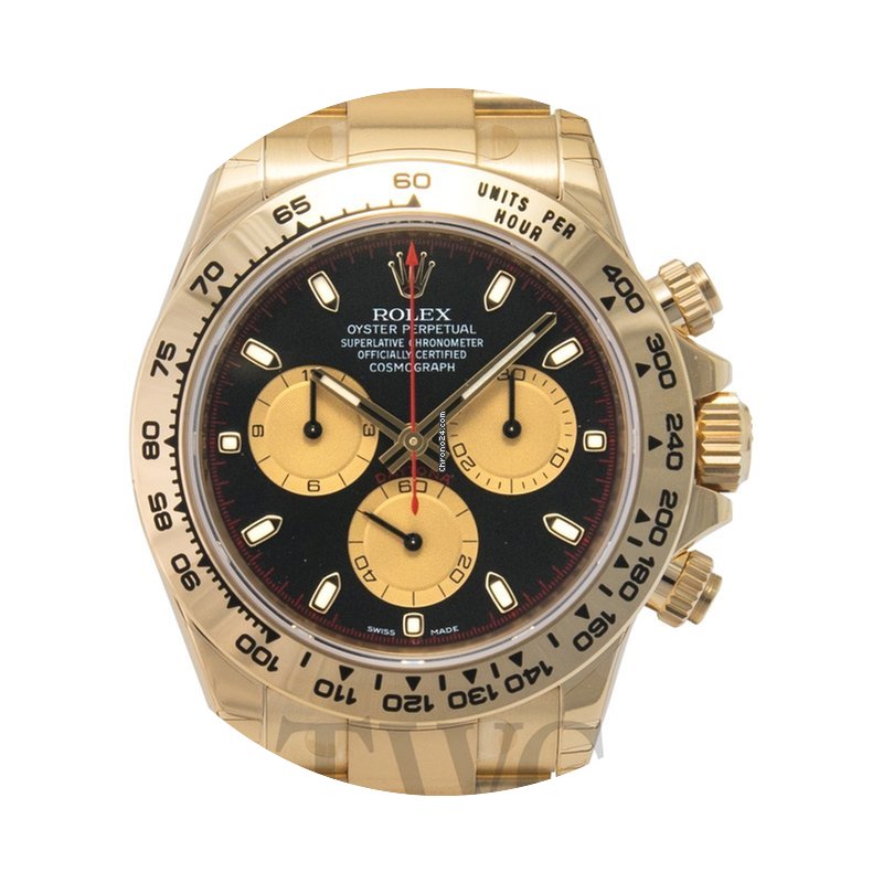 Rolex Daytona Black/18k yellow gold Ø40...