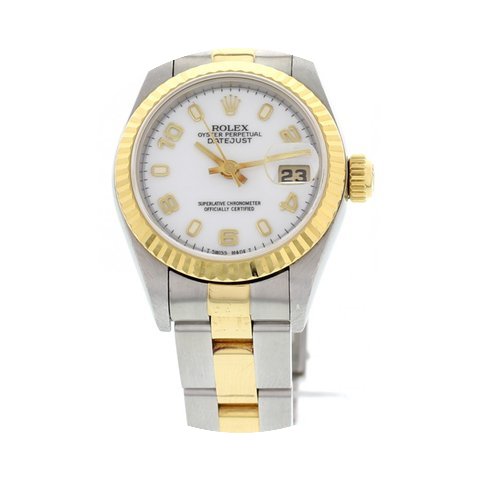 Rolex Ladies Rolex Datejust 18K Yellow G...