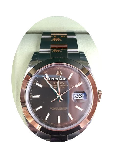 Rolex DateJust 41 mm. Rose Gold-Stell 20...