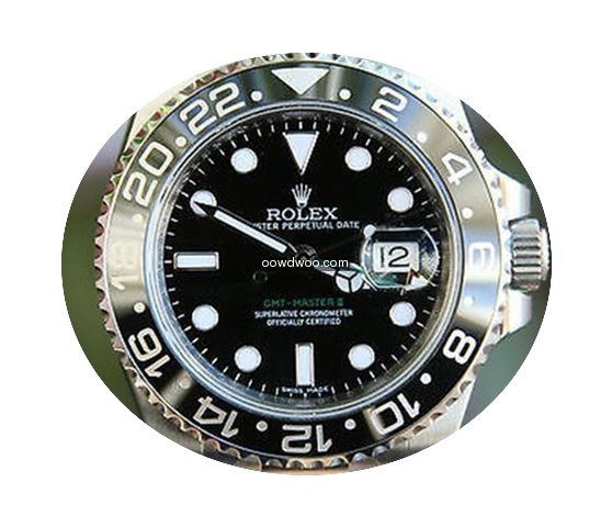 Rolex Mens Gmt Ii Stainless Steel 40mm 1...