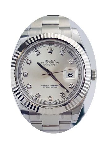 Rolex Datejust II 41mm 18k White Gold Be...