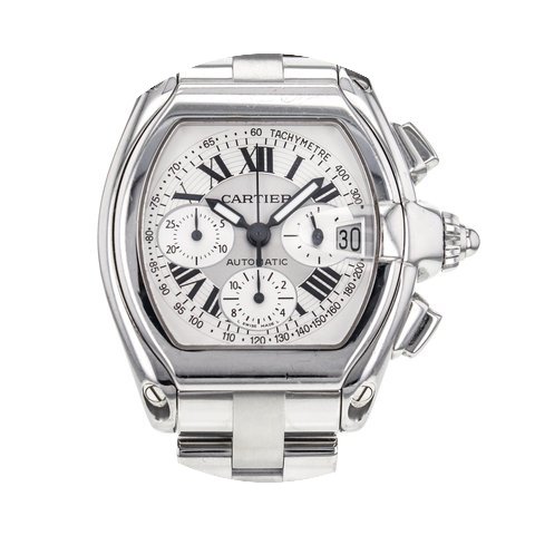 Cartier Roadster Chronograph Xl Stainles...