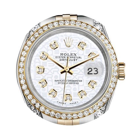 Rolex Stainless Steel And Gold 36 Mm Dat...