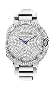 Cartier BALLON BLEU MEDIUM WHITE GOLD PA...