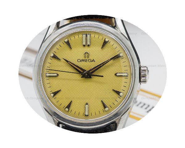 Omega Vintage 30T2 Honeycomb Dial SS...