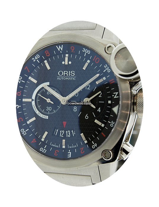 Oris BC4 Flight Timer GMT Watch 690-7615...