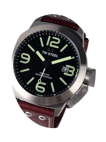 TW Steel CS22 Canteen Leather 50mm 10ATM...