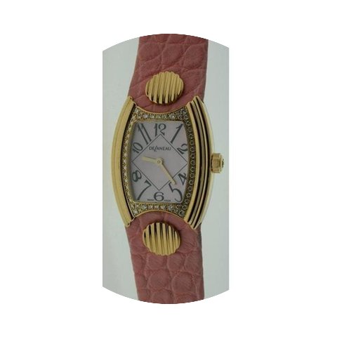 DeLaneau First Lady Yellow Gold Watch...