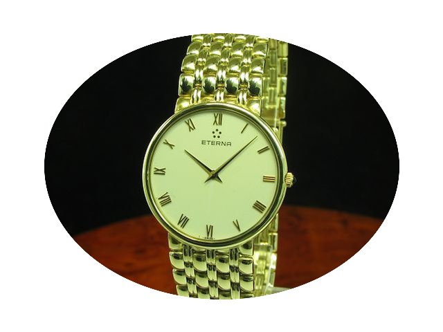 Eterna 14kt 585 Gold Herrenuhr / Ref 140...