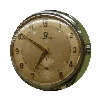 Omega vintage 1944 jumbo steel calatrava...