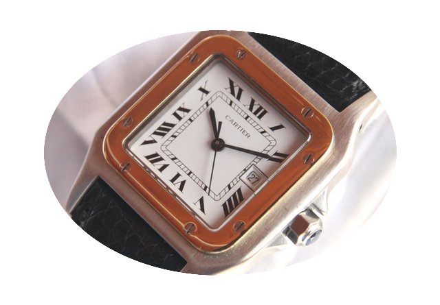 Cartier SANTOS automatique Homme OR et A...
