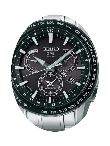 Seiko SSE077J1 Astron GPS Solar Dual-Tim...