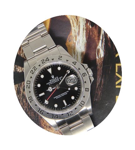 Rolex Explorer II Stainless Steel Black ...