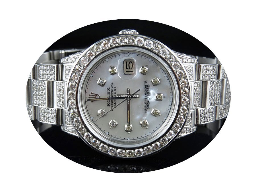 Rolex Full Mens Stainless Steel Rolex Da...