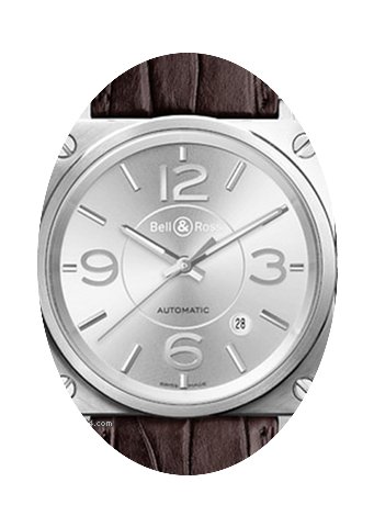 Bell & Ross BR S Officer Silver...