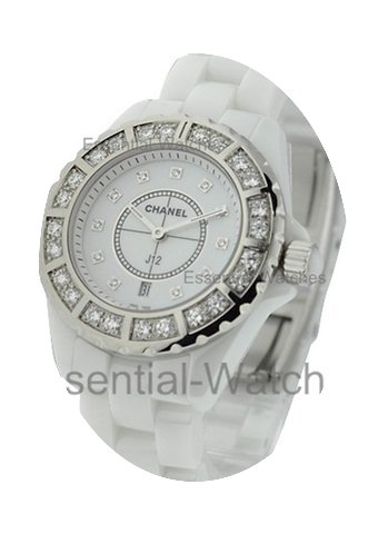Chanel J12 33mm H2429 with Diamond bezel...