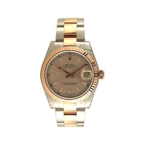 Rolex Datejust Pink Dial Steel / 18K Ros...