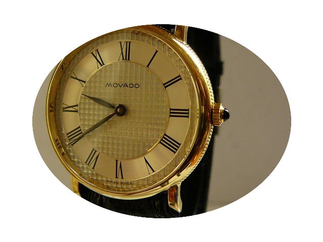 Zenith Movado Ultra Thin 18Kt Gelbgold C...