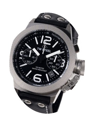 TW Steel CS3 Canteen Leather Chronograph...