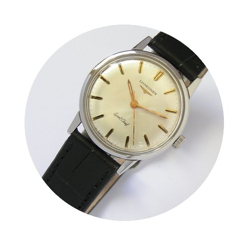 Longines antike / vintage Herrenuhr Spor...