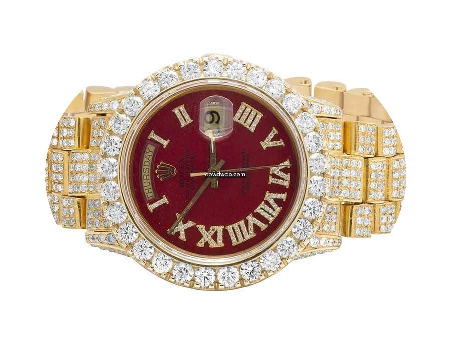 Rolex 18K Mens Yellow Gold Rolex Preside...