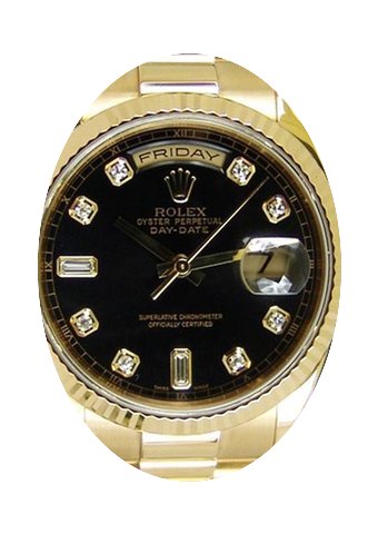 Rolex Day-Date 36 118238-BLKDFP Black Di...