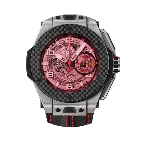Hublot Ferrari 45 mm Titanium Carbon Rub...