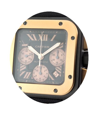 Cartier Santos Collection Santos 100 Chr...