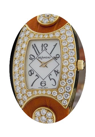 DeLaneau Yellow Gold FIRST LADY Diamond ...
