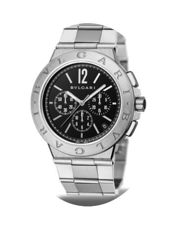 Bulgari Diagono Velocissimo Black Dial C...