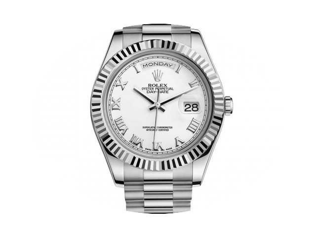Rolex Day-Date II President 18K Solid Wh...