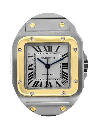 Cartier stainless steel and 18k yellow g...