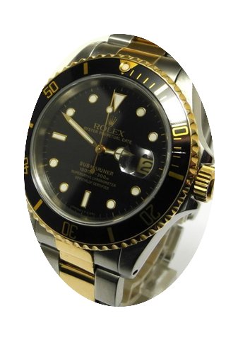 Rolex Submariner Date Edelstahl 18 Kt Go...